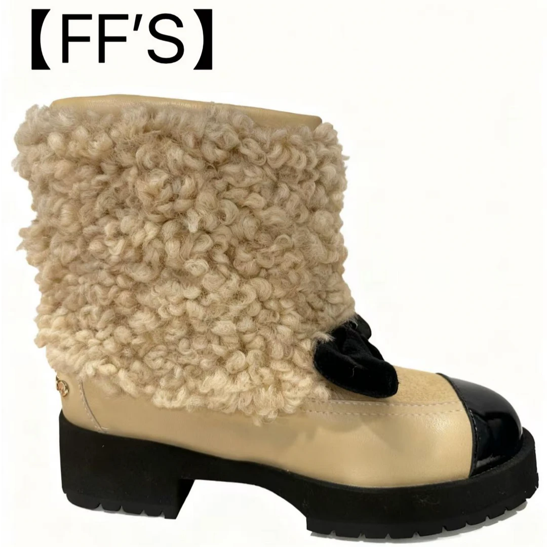 【FF'S】纯手工定制奶奶泰迪毛短靴