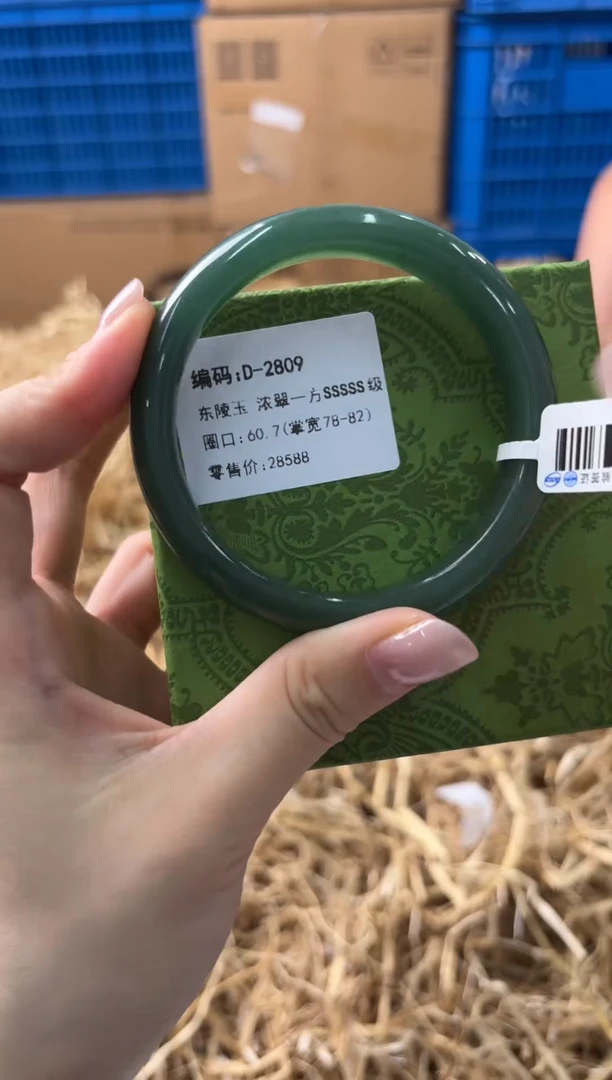 未镶嵌手镯石英质玉D2809