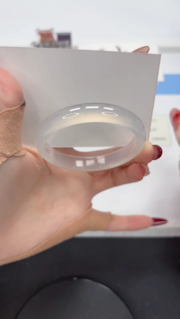 【闪购商品】石英质玉手镯未镶嵌A246-54.2