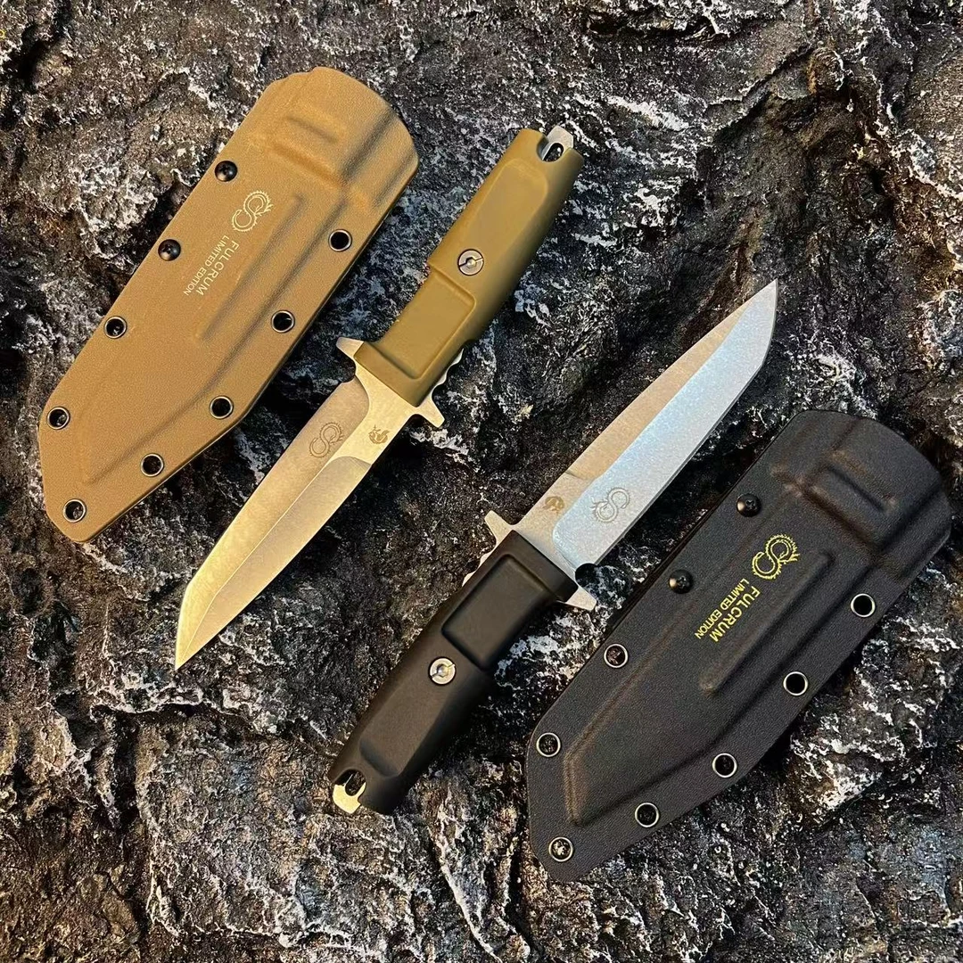 长校官N690钢户外直刀