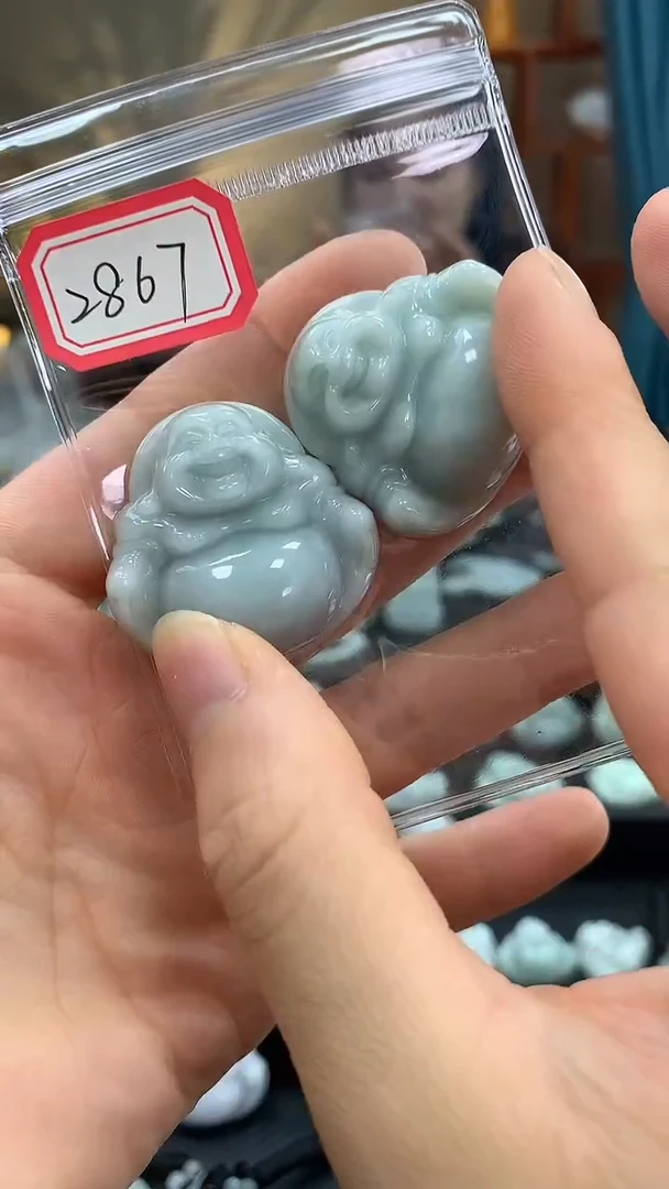 颈饰未镶嵌翡翠佛公 2867多样性发一件