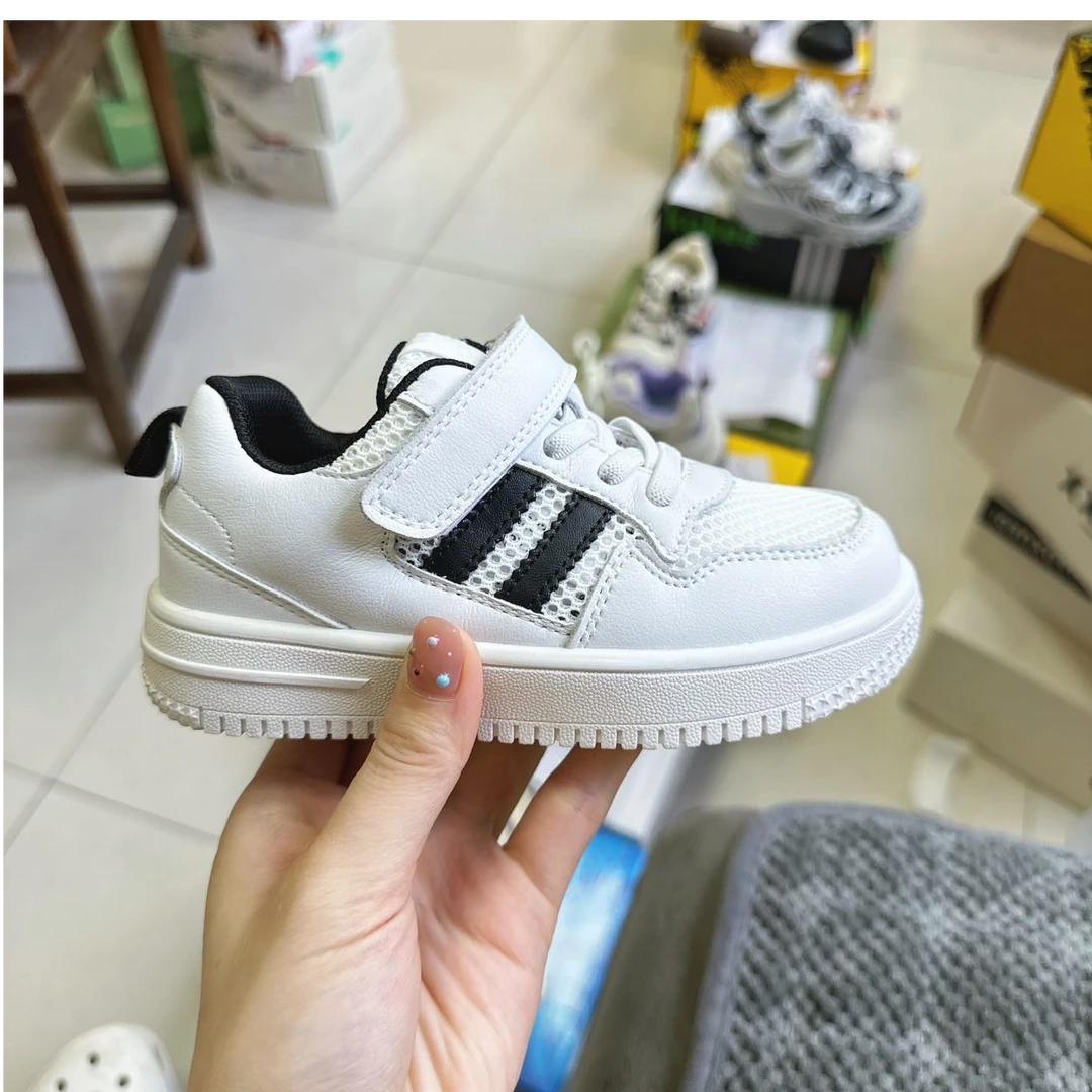 23310高端四季款舒适运动鞋米黑（温州童鞋）