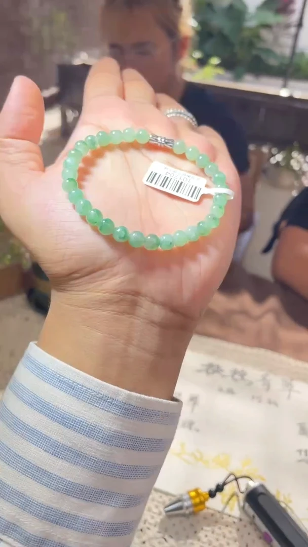 未镶嵌手串翡翠珠串