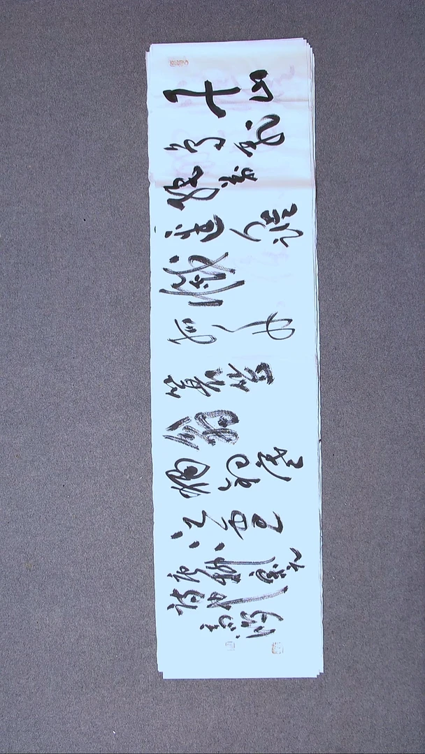 书法王高生 福建 漳州  四尺对开