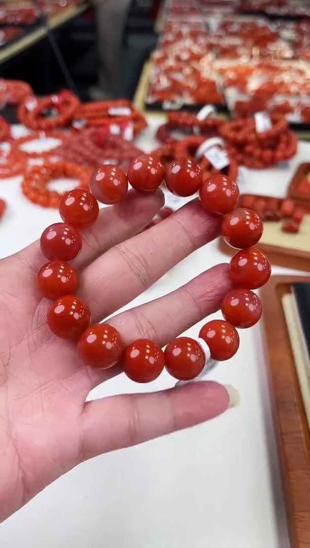 【闪购商品】南红玛瑙瓦西手串15+未镶嵌一个/条
