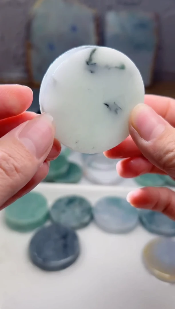 裸石翡翠天然翡翠A货石 南 087