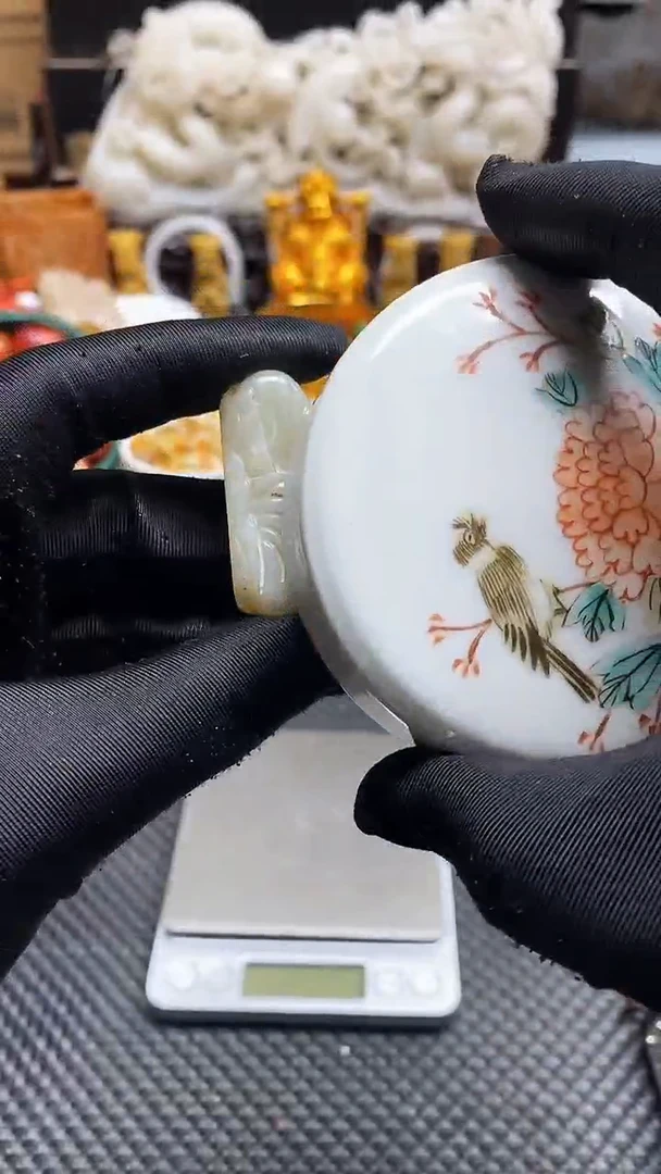 【闪购商品】瓷片瓷片瓷器 摆件1个