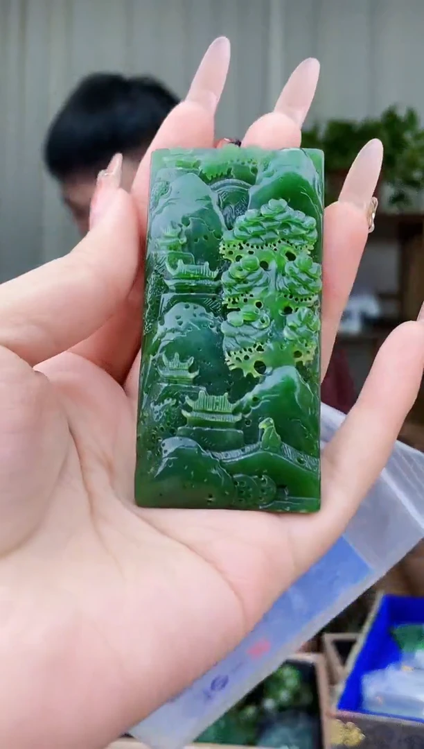 和田玉未镶嵌挂件拍一发一，多样性发货！