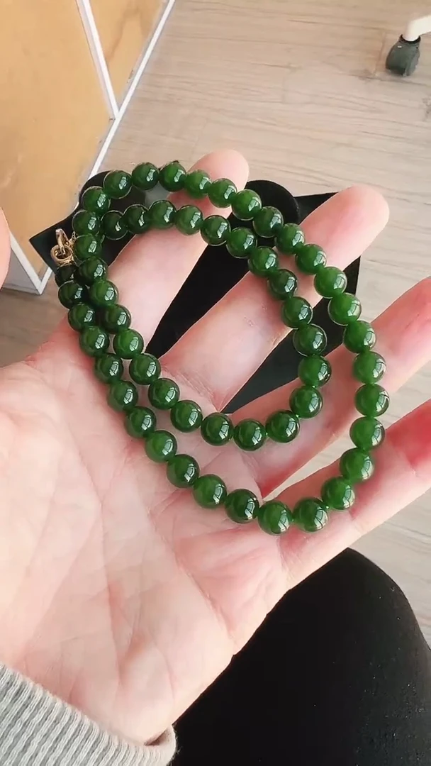 项链未镶嵌和田玉（碧玉）8