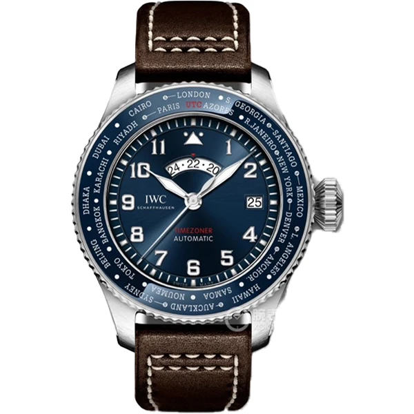 99新 IWC/万国 老佛爷/万国飞行员395503/自动/空白全套/46mm