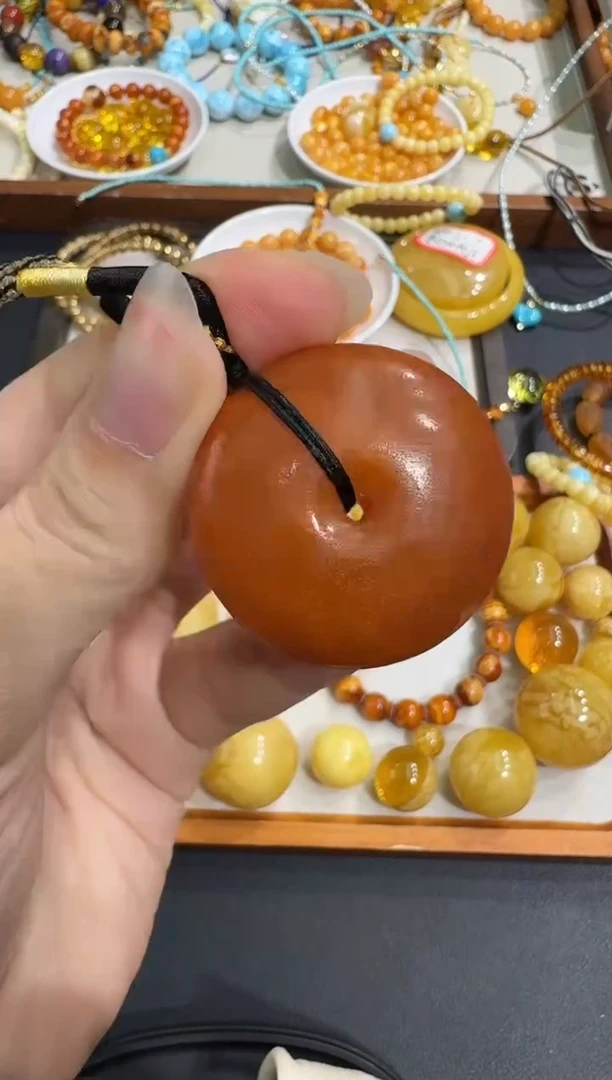 琥珀颈饰未镶嵌X0916-1195-256