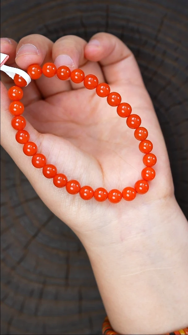 未镶嵌手串南红玛瑙无胶无裂保山原矿7mm9435多样发其一