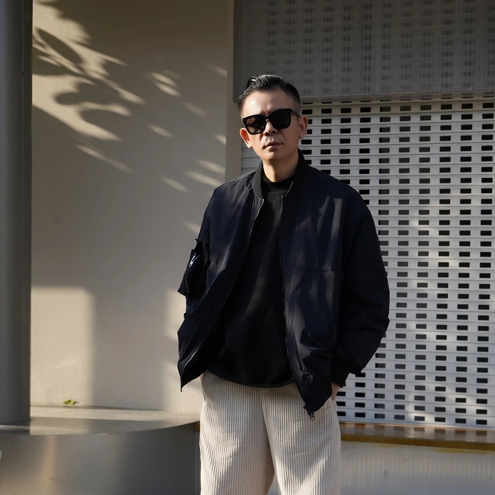 【BlackMystery】新美学设计 秋冬保暖加厚棉衣多袋飞行服外套 8803