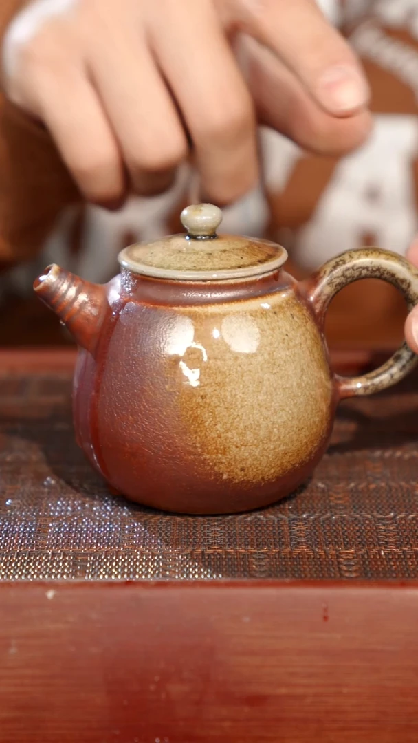 陶瓷奢瓷/瑞寅柴烧茶器（壶）841瑕疵