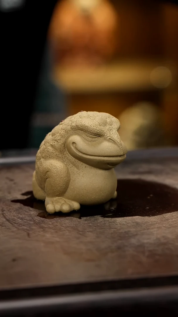 紫砂茶宠紫砂唯吾知足