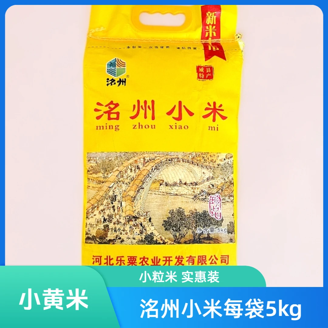 2025新米河北特产洺州小米10斤月子米粘稠黄小米新米5kg袋装食品