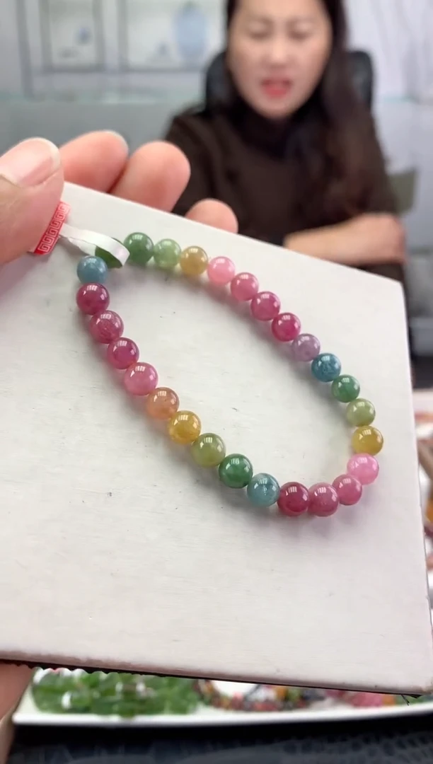 未镶嵌手串碧玺多样性发一条