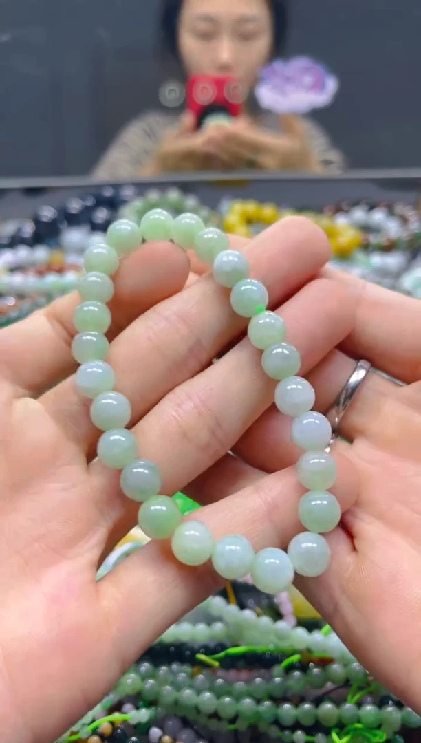 颈饰未镶嵌翡翠7MM