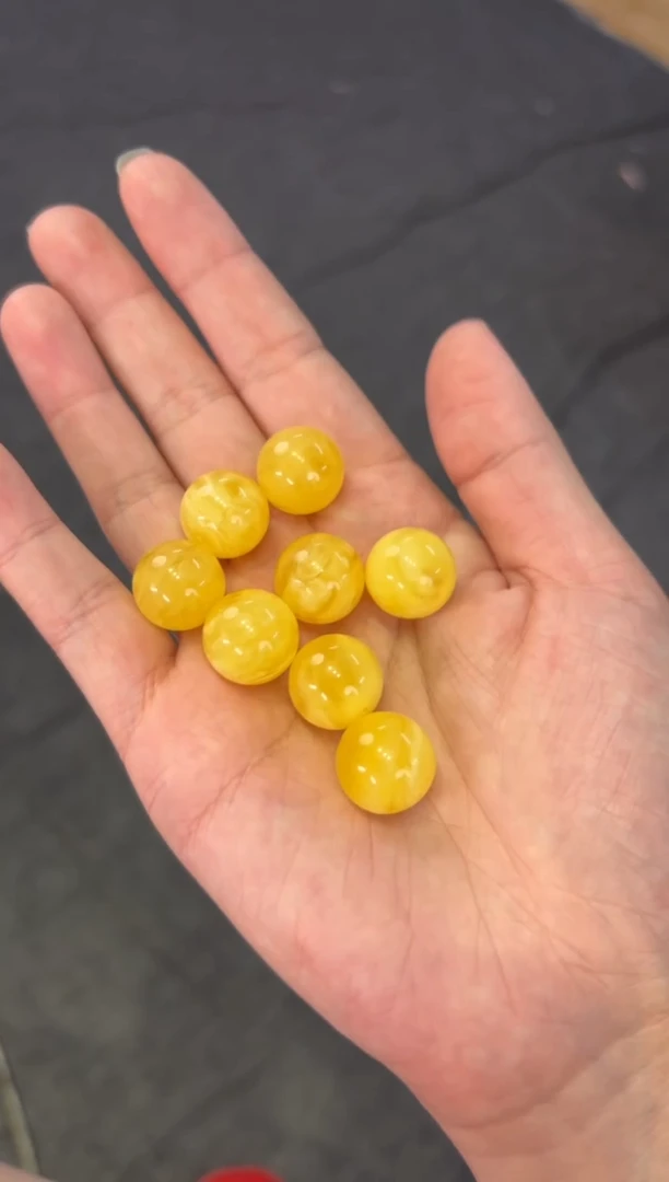 未镶嵌蜜蜡手链 1.4蜜蜡单颗多样性发其一