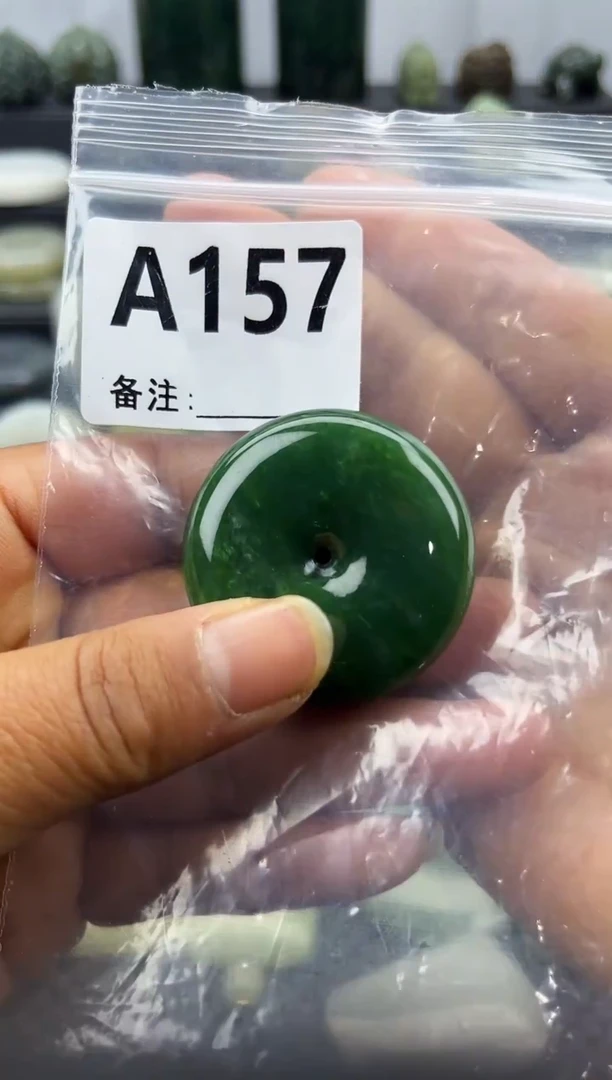 未镶嵌和田玉珠宝半成品平安扣
