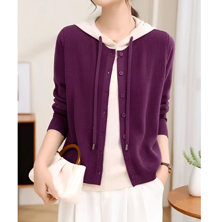 秋冬季假两件针织衫外套女2025新款气质减龄时尚洋气毛衣开衫上衣