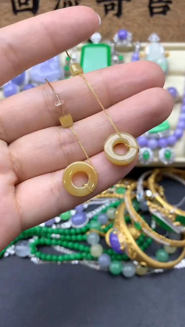 【闪购商品】翡翠颈饰18K金镶嵌58中国好珍宝