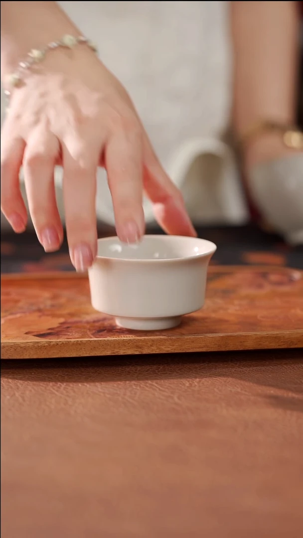 柴烧马蹄杯-光素