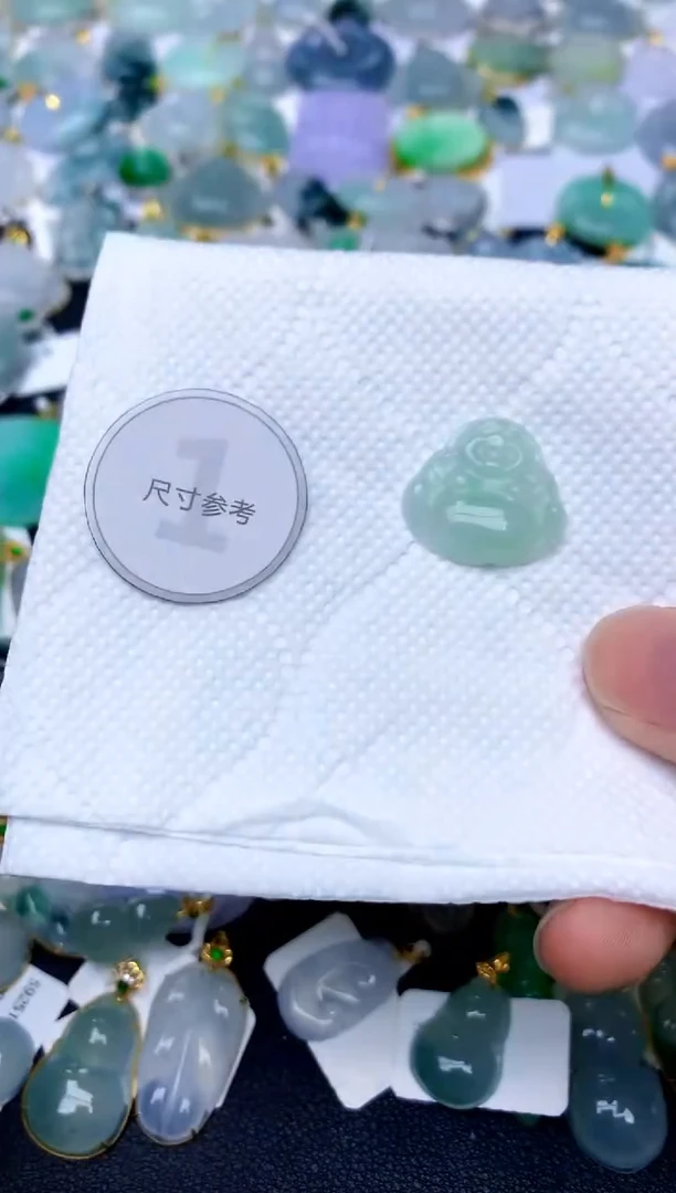 颈饰未镶嵌翡翠天然A货翡翠