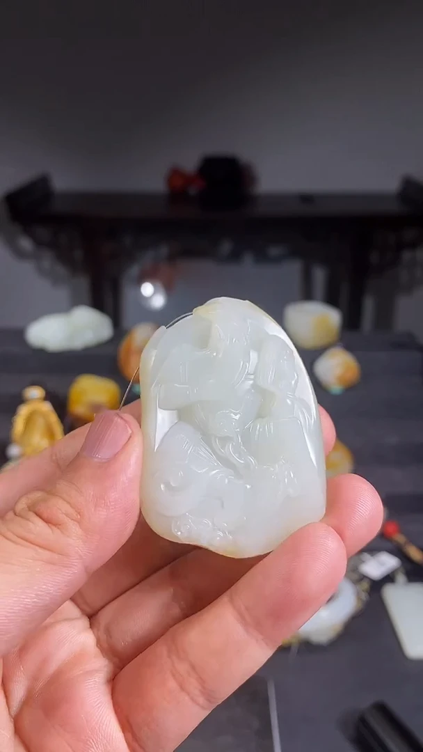 和田玉未镶嵌挂件其他