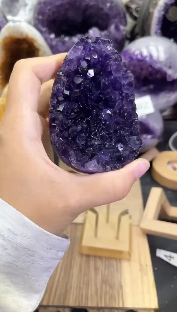 未镶嵌大型摆件（非配饰）紫晶299号龙蛋