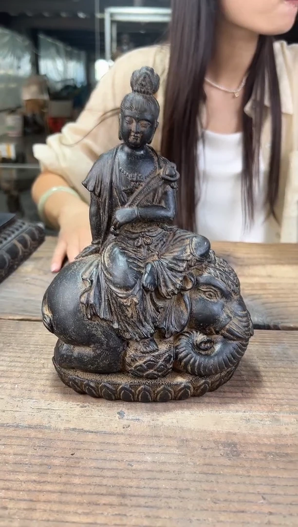 陶土【火山泥】普贤菩萨