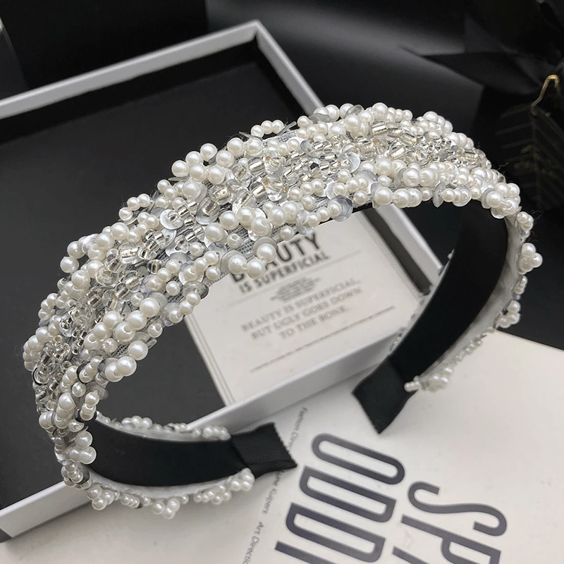 2025新款韩版淑女女士小众饰品窄边发箍韩版复古风百搭气质轻奢