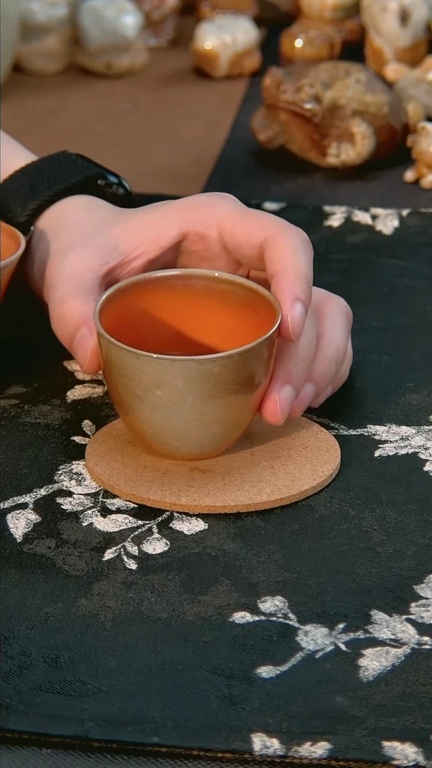 孤品 裸烧柴烧     主人杯