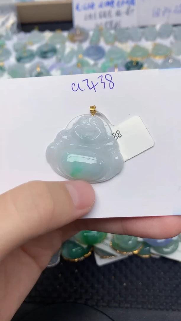 翡翠未镶嵌颈饰天然缅甸A货翡翠