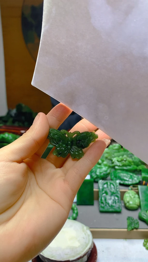 【闪购商品】和田玉（碧玉）珠宝半成品未镶嵌1