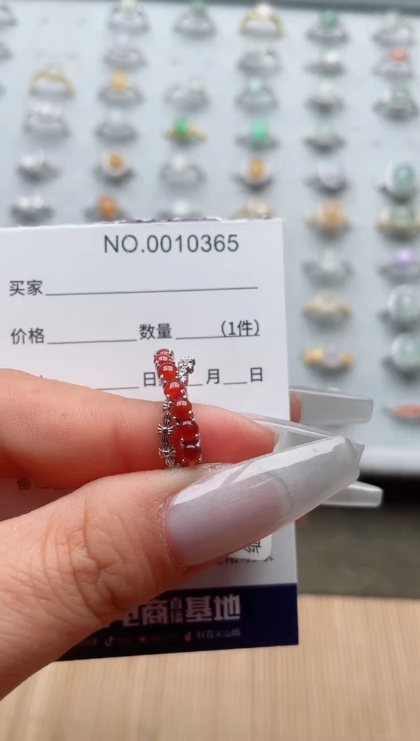 【闪购商品】翡翠戒指银S925镶嵌·