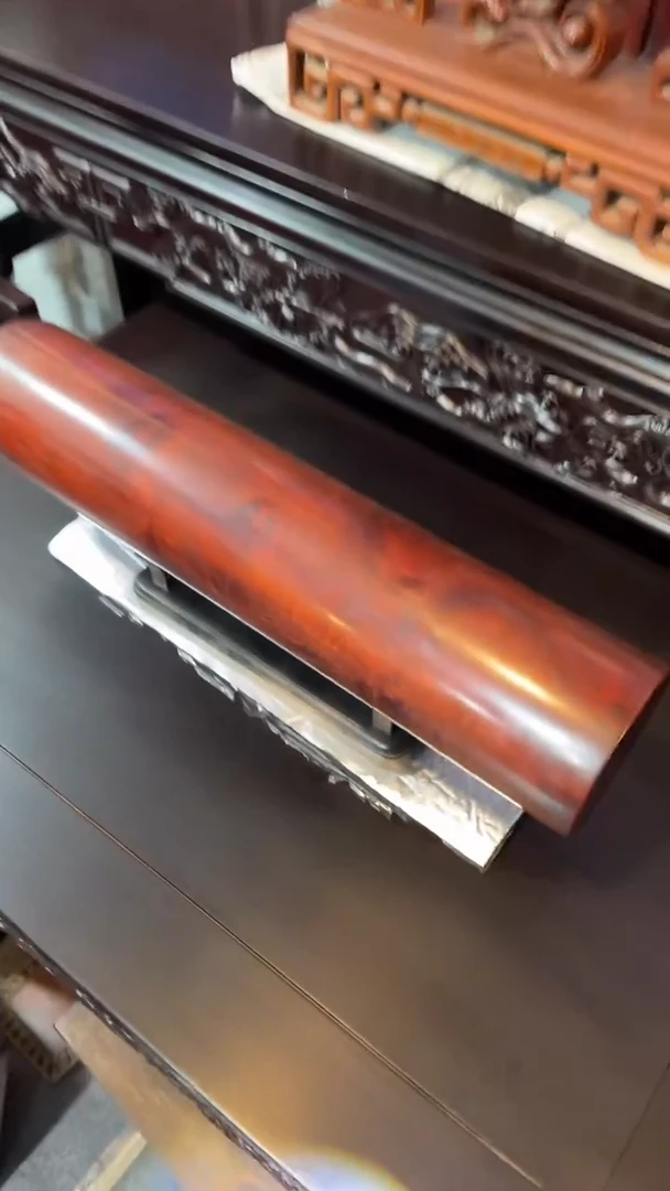 非洲紫檀（红花梨）60x13cm横财