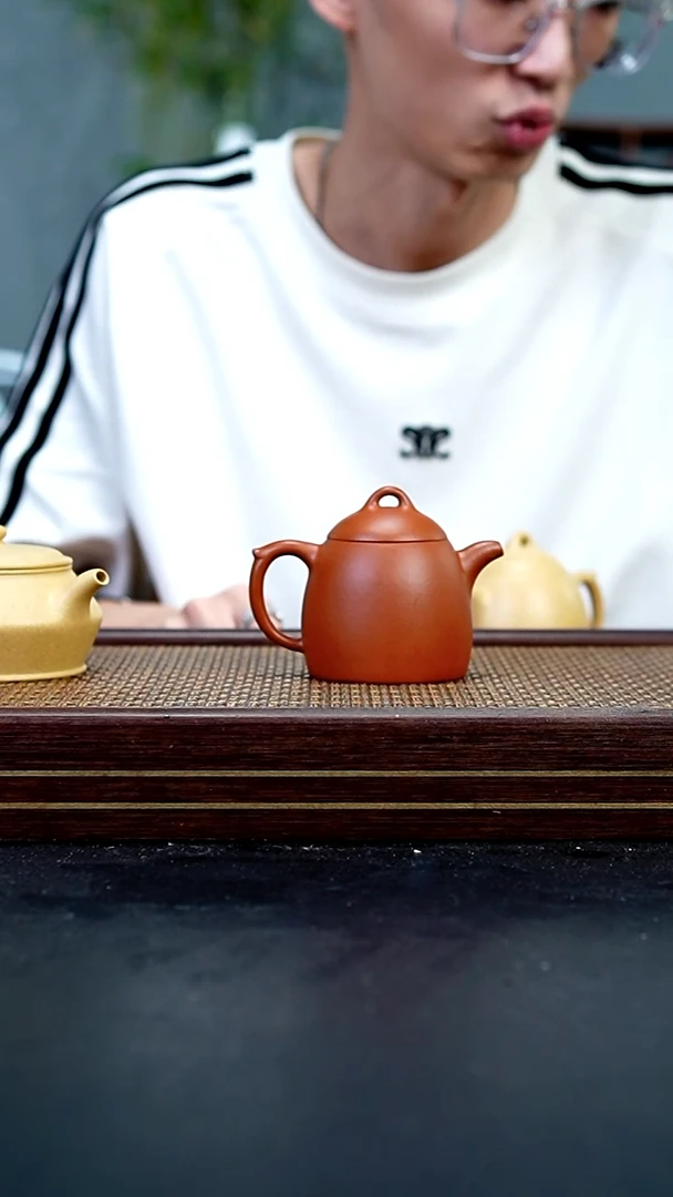 茶壶紫砂LD赵庄朱泥秦权160cc