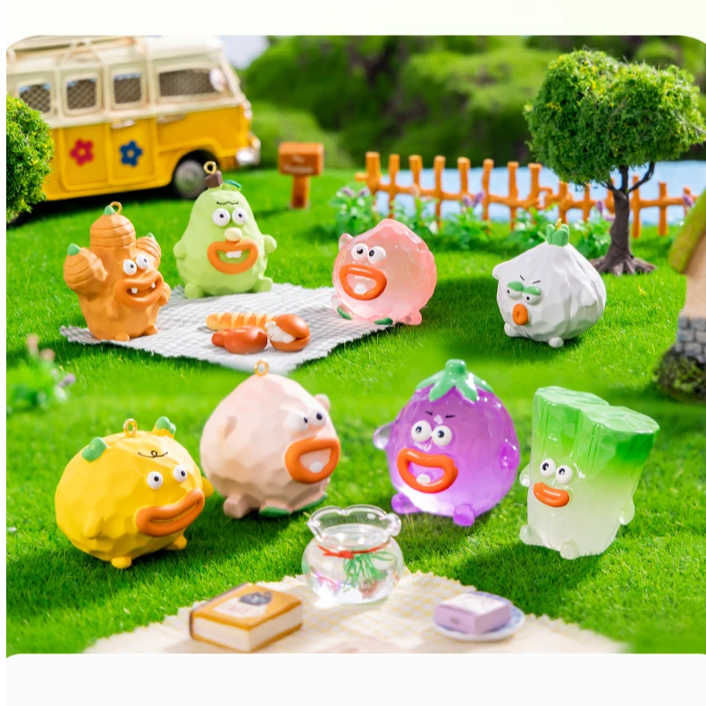 大嘴丑萌果蔬diy小摆件