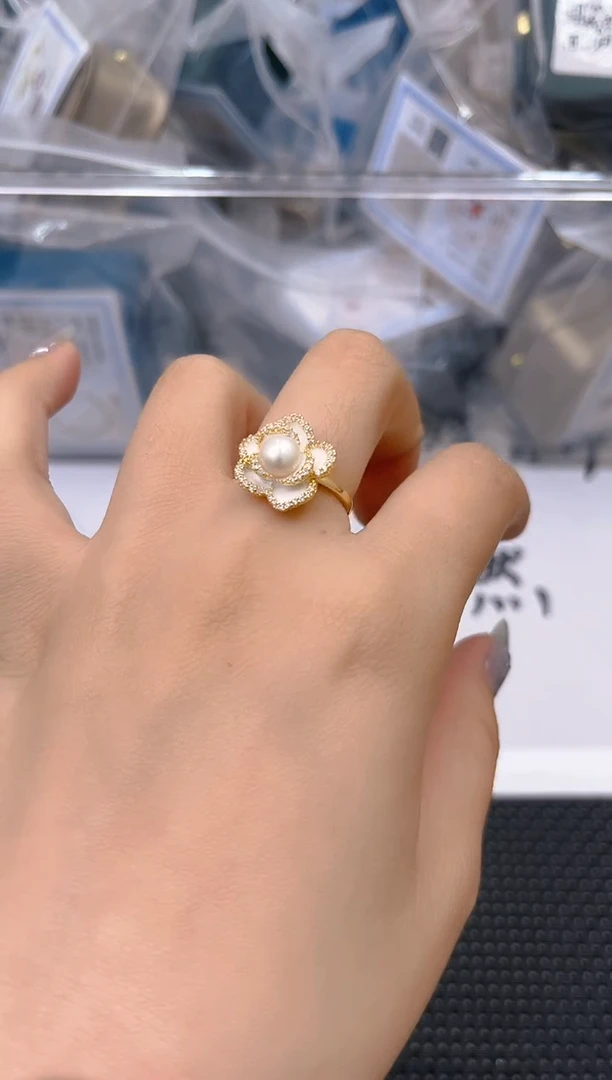 未镶嵌淡水珍珠耳饰jz1069