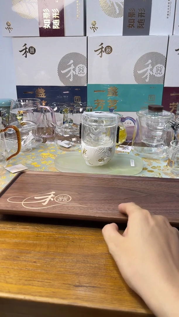 水晶茶盘+乐途快客杯黑金，，，，，，，，，，，