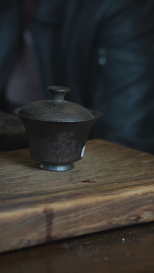 【闪购商品】盖碗浪鬼柴烧鬼小柴盖碗