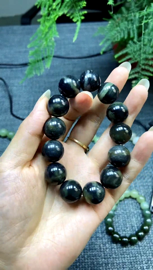 未镶嵌手串和田玉李*强e-7