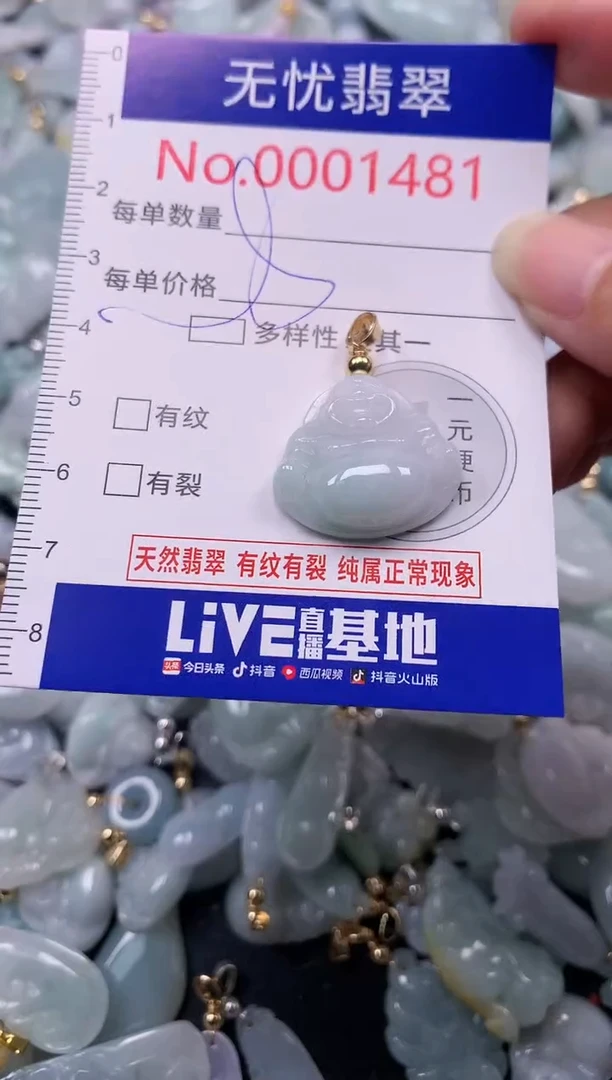 吊坠(不含链)未镶嵌翡翠1481
