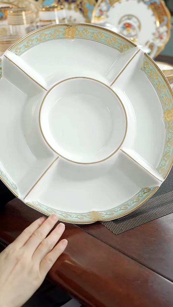 瓷片五宫格盘 1个