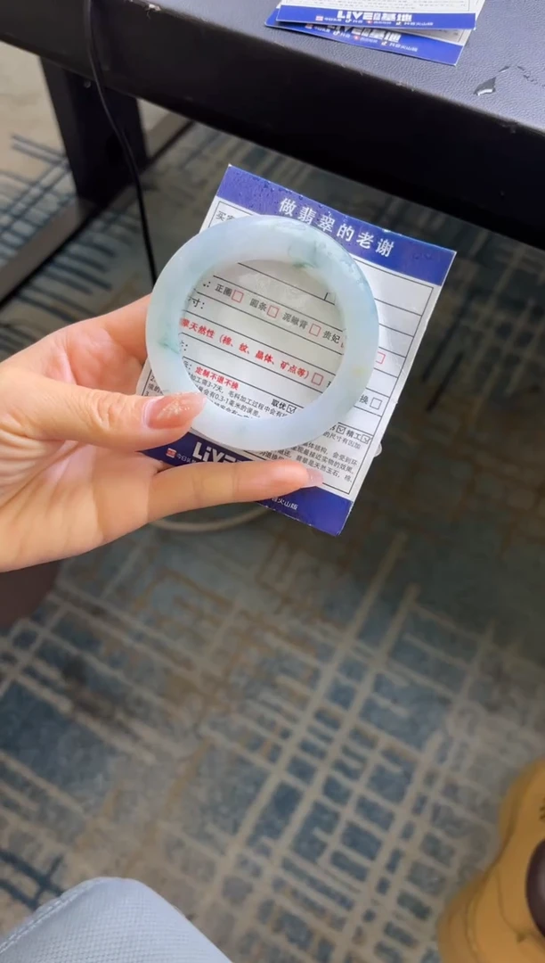 未镶嵌手镯定制翡翠福**星定制手镯不退不换