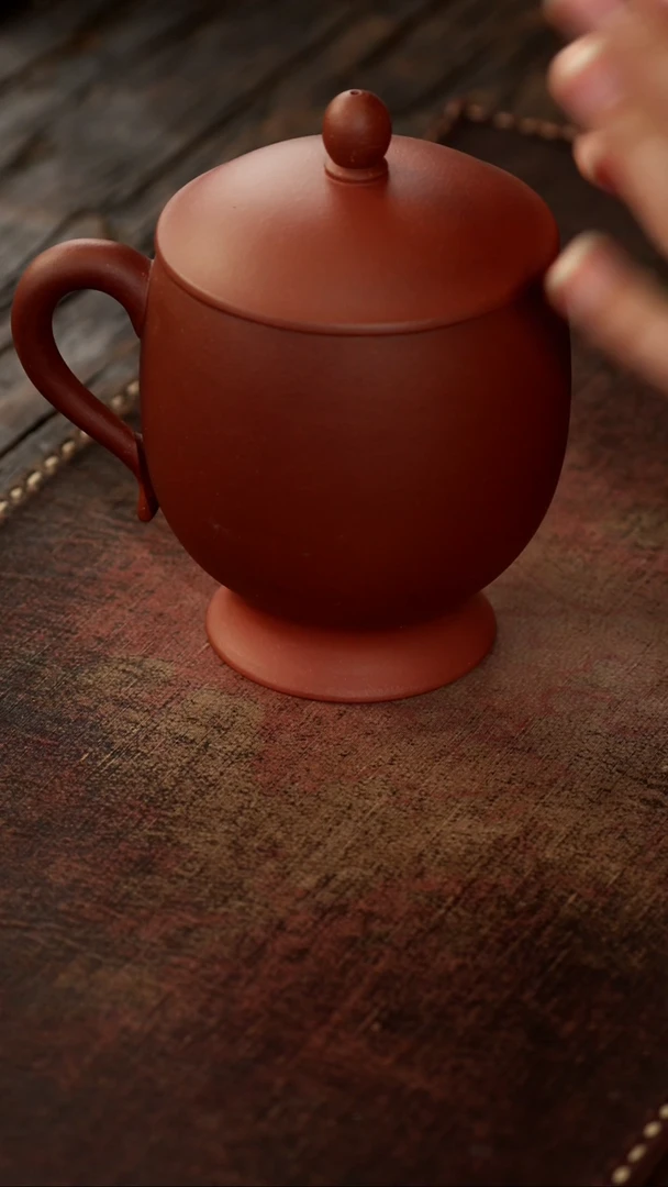 茶杯紫砂福利紫砂龙蛋盖杯