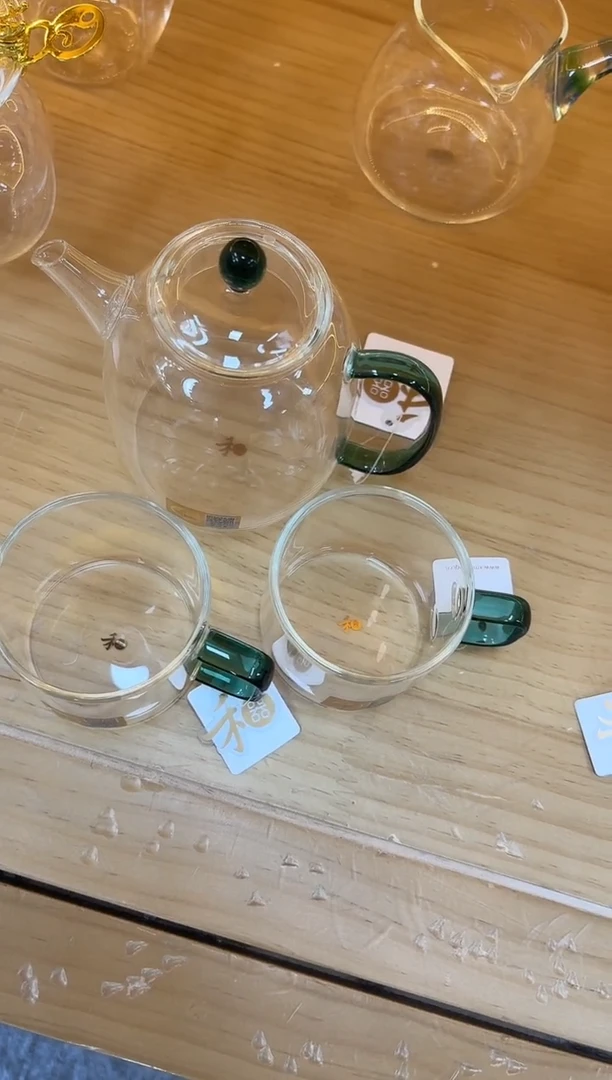 禾器-宴辰壶-墨绿色+清禾墨绿x2