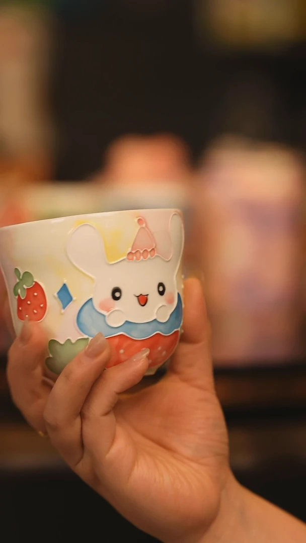 【闪购商品】摆件景德镇釉下彩绘设计师款陶瓷