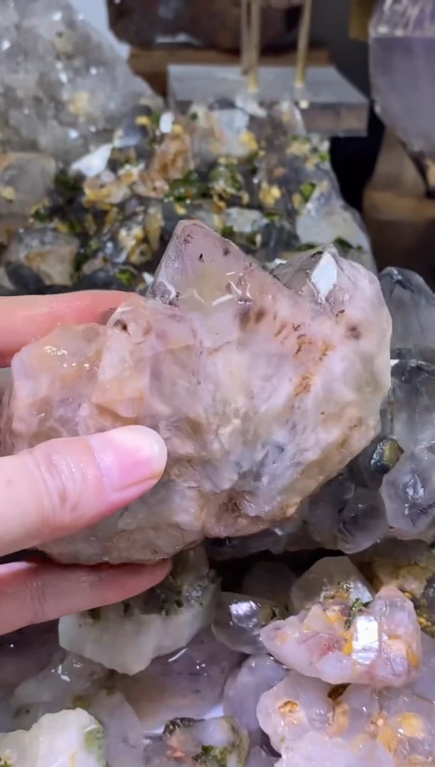 未镶嵌珠宝半成品水晶69号321g四川超七花园水晶